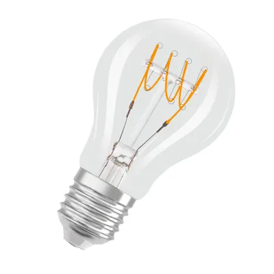 Produktbild von OSRAM Dimmbare LED-Lampen, Vintage-Edition, 40 Watts Ersatz, E27, A-shape, 2700 Kelvin, Warm weiß, Klares Glas, single Pack