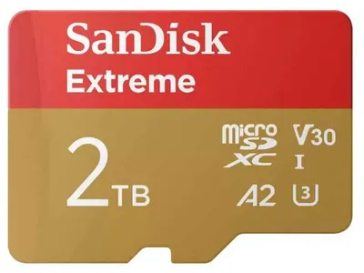 Produktbild von SanDisk Extreme Micro SDXC Karte 2 TB SD Adapter Actionkameras Datenspeicher