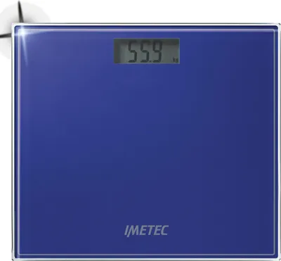 Immagine prodotto di Imetec ES1 100 Rettangolo Blu Bilancia pesapersone elettronica