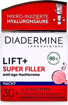 Obrázek produktu pro Noční krém proti stárnutí Diadermine Lift+ Super Filler, 50 ml