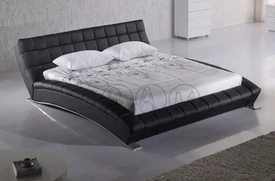 Zdjęcie produktu dla Łóżko Łóżko Tapicerka Podwójne Małżeństwo Luksusowa Skóra Nowoczesny Designerski Hotel Sypialnia