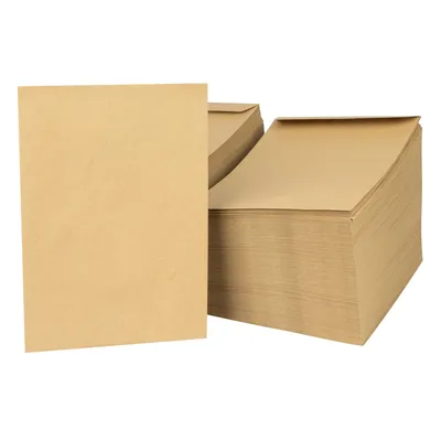 Image de Pochette d'expédition C5 - 500 pièces - 162x229 mm - 90 g/m² épaisseur - marron - bande adhésive - enveloppe d'expédition - emballage - pochette d'expédition