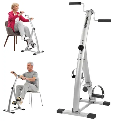 Produktbild von Gymform® Bi-Pedaler - Bewegungstrainer klappbar, Fitnesstrainer ,Fitnessgerät, platzsparend zusammenklappbar, 6 Tretwiderstände Sport im sitzen