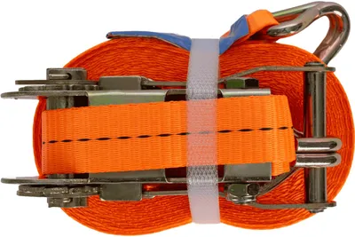Obrázek produktu pro UNITRAILER Upínací popruh s ráčnou 10 m, 25 mm, 1 t, upínací popruh, popruh s ráčnou, přepravní popruh, zajištění nákladu, certifikát