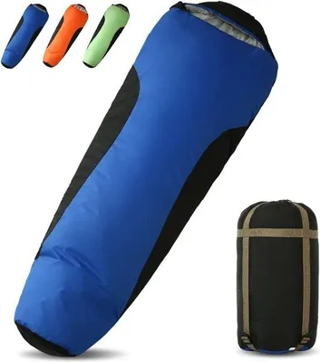 Productafbeelding van Slaapzak, wintermodel, geschikt voor 3-4 seizoenen - 210 x 80/220 x 85 cm