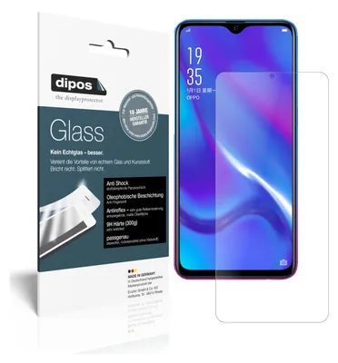 Produktbild von 2x Schutzfolie für Oppo R15x matt - Anti-Shock 9H Folie Glass Kunststoffglas