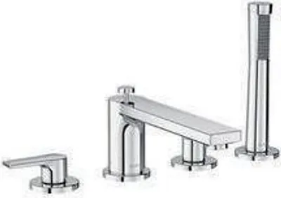 Produktbild von KLUDI 484240565 ZENTA SL Vierloch-Wannenrandarmatu