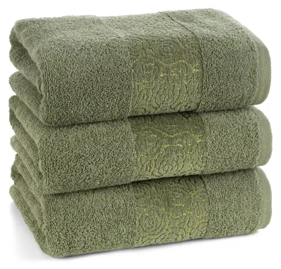 Zdjęcie produktu dla Eurofirany 481830, 70 x 140 cm, Bawełna, Poliester, Zielony, 1 szt.
