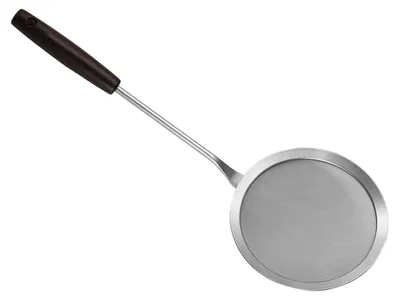 Produktbild von Feinmaschiges Edelstahl-Sieb mit abgerundetem Rand, Küchensieb zum Sieben von Lebensmitteln, Tee, Saft, Mehl, Sojadrink usw.