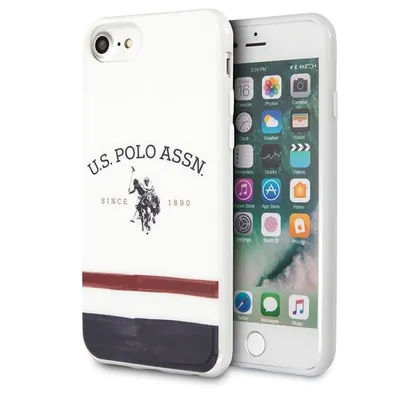 Image de Us Polo Ushci8Pcstrb Iphone 7/8/Se 2020/ Se 2022 Biały/White Tricolor Pattern Collection