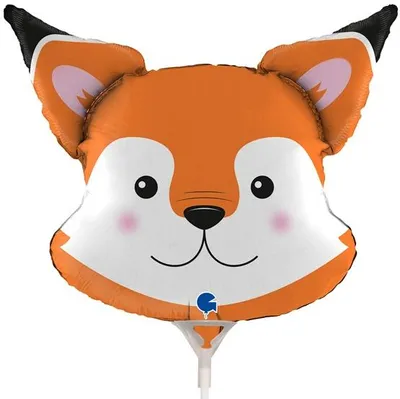 Immagine prodotto di Palloncino a forma di volpe, animali della foresta, ideale per una festa di compleanno, 35 cm