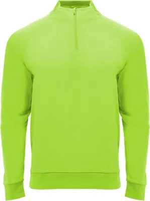Immagine prodotto di Roly - Felpa "Epiro" con zip corta per bambini Maniche lunghe PF4418 (116) (Verde fluorescente)