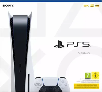 Obrázek produktu pro Sony PlayStation 5, PlayStation 5, Černá, Bílá, 16000 MB, GDDR6, AMD, AMD Ryzen Zen 2