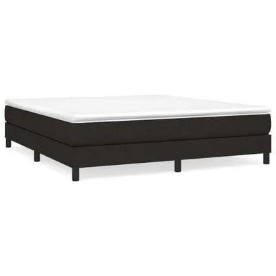 Produktbild von Boxspringbett, für maximalen Komfort, Stoff (100% Polyester), Taschenfederkernmatratze, mittelharter Härtegrad, Sperrholzlatten, 180x200 cm, Schwarz