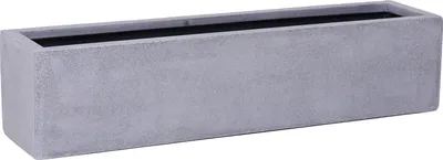 Immagine prodotto di Fioriera FLOBO in fibra di vetro, grigio cemento, 80x17x15 cm