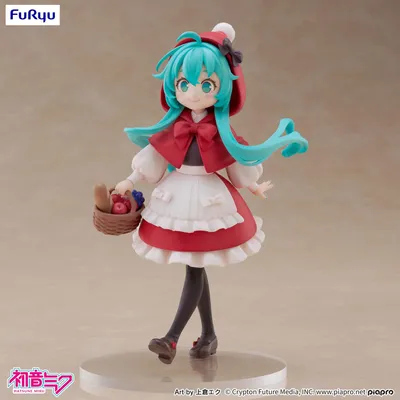 Produktbild von Hatsune Miku Desktop Fairy PVC Statue Hatsune Miku Little red riding hood Ver. 16 cm