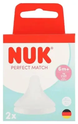 Zdjęcie produktu dla NUK 10124034, Zmienny przepływ, Zaworek antykolkowy, 2 szt.