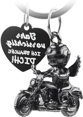 Motorrad Schlüsselanhänger mit Engel und, Hauptbild