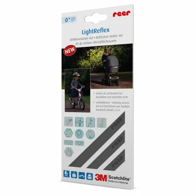Produktbild von Reer Refkletorsticker-Set Lightreflex 10 Motive, 8 Streifen