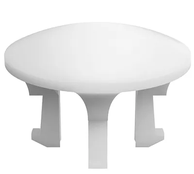 Produktbild von Villeroy & Boch V&B Überlaufabdeckung Silikon st wh