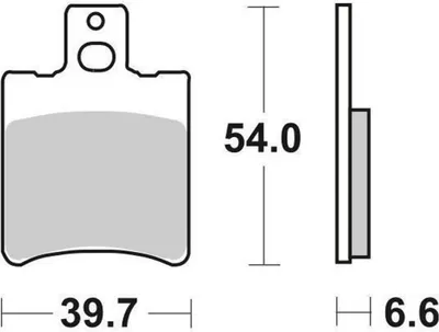 Produktbild von sbs Bremsbeläge Bremsklötze 114HF