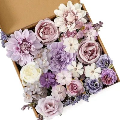 Immagine prodotto di Set di 18 fiori artificiali per matrimoni e decorazioni