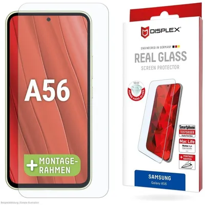 Immagine prodotto di Displex Screen Protector (10H) per Samsung Galaxy A56, Eco Mounting Frame, resistente ai graffi