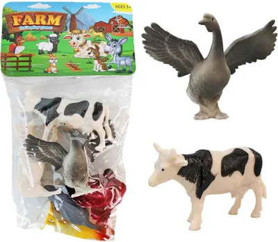 Produktbild von Farm Tiere Spielzeug 6 Stück im Set