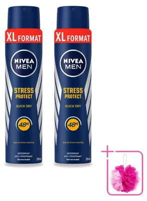 Immagine prodotto di 2 x Deodorante spray NIVEA MEN Stress Protect - 250 ml - Confezione risparmio - 2 pezzi