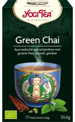 Produktbild von Yogi Tee Grüner Chai  pakje