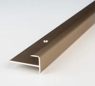 Produktbild von PROVISTON | Einfass- & Abschlussprofil | Aluminium | 10 x 8.5 x 2700 mm | Bronze Hell | Einschubprofil | Abschlussleiste | Bodenprofil