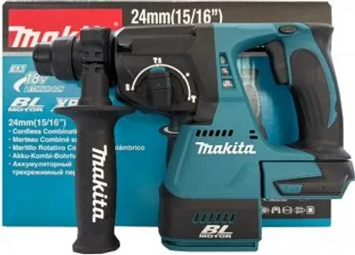 Produktbild von Makita DHR242Z, Schwarz, Blau, 2,4 cm, 1,3 cm, 2,7 cm, Akku, 18 V