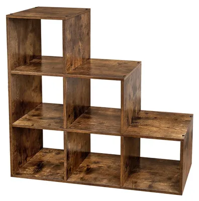 Produktbild von Standregal – Würfelorganisator – Aufbewahrungsmöbel – Braun – 29 x 97,5 x 97,5 cm