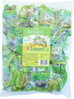 Produktbild von Hellma Betthupferl, Fruchtgummi, Gummibonbon, Süßigkeit, für Gastro, Hotel, Büro, Kantine, Im Beutel, 100 Stück á 8.5 g