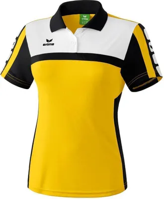 Immagine prodotto di Erima CLASSIC 5-CUBES, polo da donna, giallo/nero/bianco, taglia 38