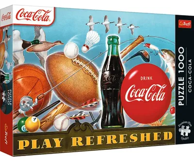 Immagine prodotto di Puzzle Coca-Cola da 1000 pezzi - Un momento di freschezza da Trefl