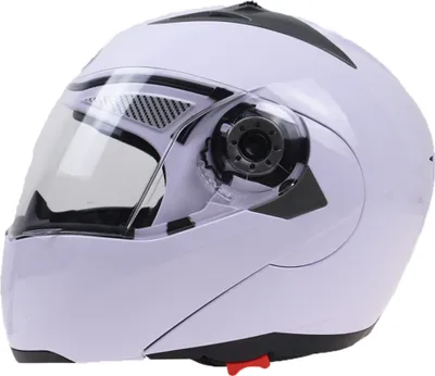 Image de 105 Casque intégral Electromobile Moto Oculaire Transparent Protecteur Blanc M