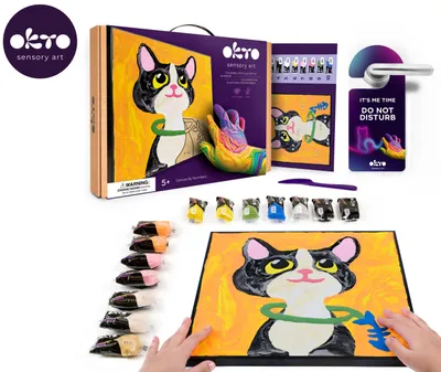 Obrázek produktu pro Okto Paint By Numbers Cat 29x29 cm