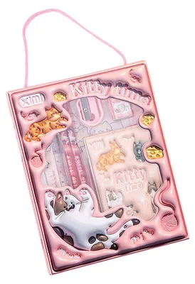 Produktbild von 6-teiliges Cartoon-Schreibset für Kinder, Geschenkidee zum Schulanfang, Stifte-Set in Geschenkbox, Grundschulbedarf mit Radiergummi und Lineal, Geburtstagsgeschenk