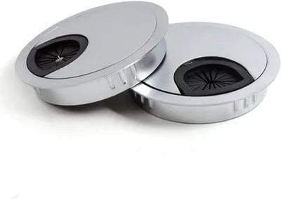 Kabeldurchführung und Anschlussdose für Computer- und Schreibtische - 53mm Grommet-Set für Kabelmanagement