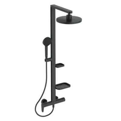 Immagine prodotto di Duschsystem Alu+ mit CFlow Brausethermostat seta nero seta nero