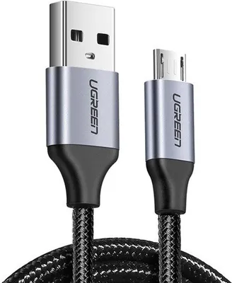 Zdjęcie produktu dla Kabel Ugreen US290 60148 USB-A / micro USB 2.4A 2m - szary