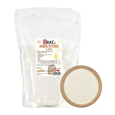 Obrázek produktu pro Žitná chlebová mouka T-720 1kg Brat.pl