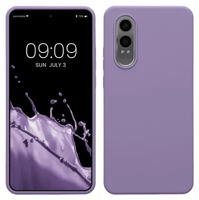 Produktbild von kwmobile Handyhülle für OnePlus Nord CE 4 Lite 5G Hülle - Case Silikon - Kabelloses Laden - Schutzhülle Cover in Veilchen Lila