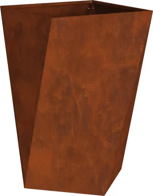 Produktbild von vidaXL Pflanzkübel Rostig 50 x 50 x 75 cm Wetterfeststahl