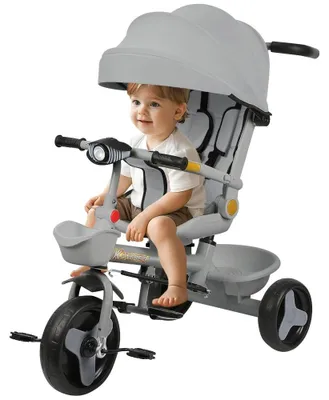 Produktbild von Multifunktionale Faltbare Baby-Dreirad mit Atmungsaktivem Sitz