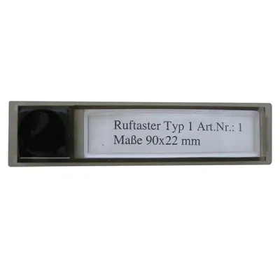 Produktbild von BTicino 1 Ruftaster 90x22mm f.Türstationen TERRANEO