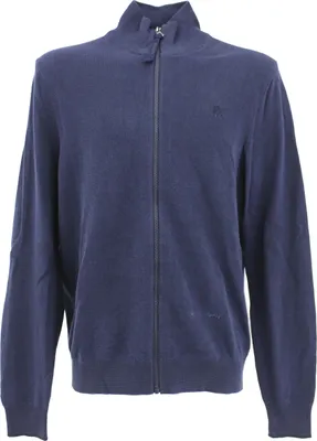 Produktbild von 33281 Lerros, ,  Herren Strickjacke, feiner Jaquardstrick, indigoblau, XL