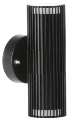 Produktbild von Kanlux Außenwandleuchte Radilo 2-flammig 2xGU10 IP44 Schwarz Aluminium 46201