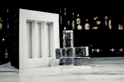 Eisstab-Form für 3 klare Eisstangen, 13,5 x 3,5 x 3,5 cm